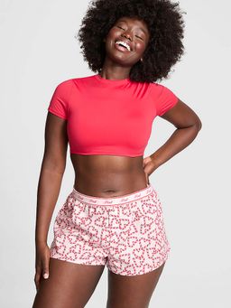 Victoria's Secret - PINK Flannel Boxy Shorts Multi-Color
