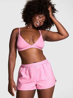 Victoria's Secret - PINK Flannel Boxy Shorts Pink
