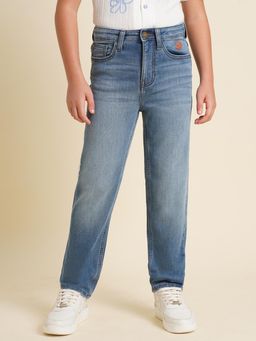 Jack & Jones Junior - Boys Solid Blue Jeans