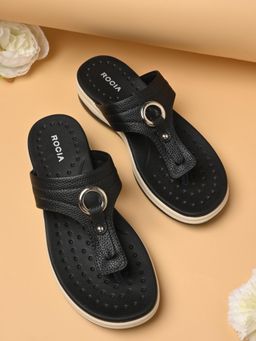 ROCIA - Black Women Stylish Comfort Sandals