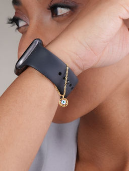 Palmonas - 925 Sterling Silver Evil Eye Gold Watch Charm for Womens