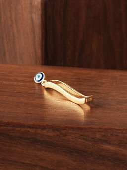 Palmonas - 925 Sterling Silver Evil Eye Wave Gold Watch Charm for Womens