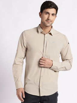 WILDCRAFT - Men 2 Pockets Hiking Shirt - Khaki