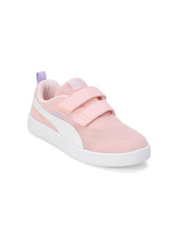 Puma - Court flex v2 Mesh V Pre-School Kids Pink Sneakers