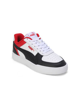 Puma - Caven Block Jr Kids White Sneakers