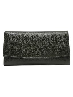 Teakwood - Olive Texture Women Two Fold Wallet