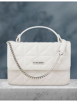 FLYING BERRY - Womens White Sling bag