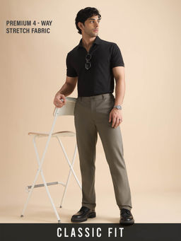 The Souled Store - Super Beige Men Casual Trouser