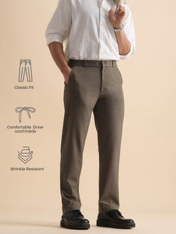 The Souled Store - Super Mocha Men Casual Trouser