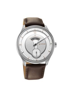 Titan - Quartet 1890SL01 White Dial Analog Watch for Men