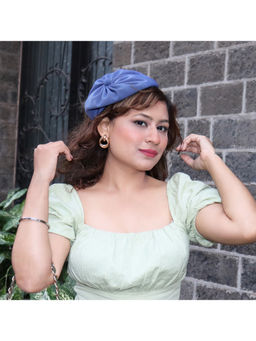 Soho Boho Studio - Beret Hairband Emily Blue