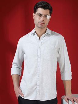 CRIMSOUNE CLUB - Blue Men Print Shirt