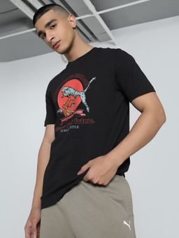 Puma - Graphics Bonsai Mens Black T-Shirt