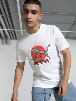 Puma - Graphics Bonsai Mens White T-Shirt
