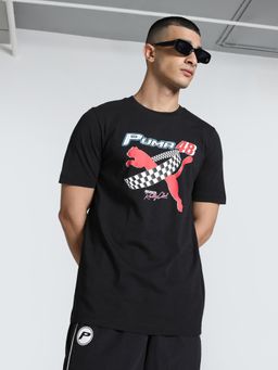 Puma - Graphics Moto Mens Black T-Shirt