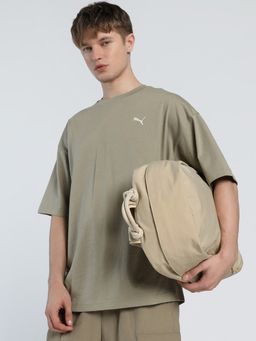 Puma - Wardrobe Essentials Oversized Mens Brown T-Shirt