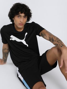 Puma - Poly Mens Black T-Shirt