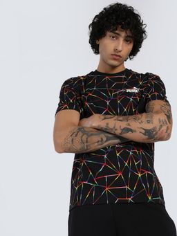 Puma - Love United Mens Black T-Shirt