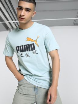 Puma - Graphics Mens Blue T-Shirt