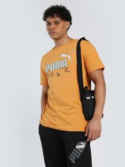 Puma - Graphics Mens Brown T-Shirt