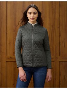 U.S. POLO ASSN. - Charcoal Solid Regular Fit Jacket