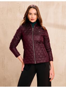 U.S. POLO ASSN. - Wine Solid Regular Fit Puffer Jacket
