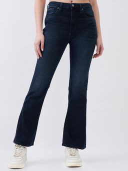 Spykar - Midnight Blue Boot Cut Fit High Rise Jeans for Women