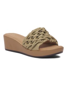 ERIDANI - Anabel Casual Wedges Green