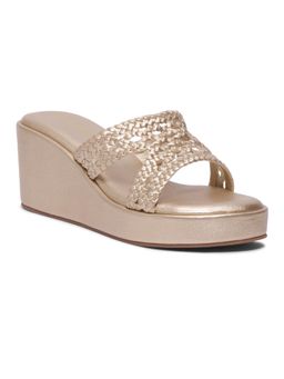 ERIDANI - Ayrah Woven Wedges Gold