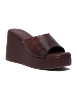 ERIDANI - Suzana Casual Wedges Brown
