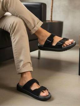 Koblerr - Black Men's Casual Sandals