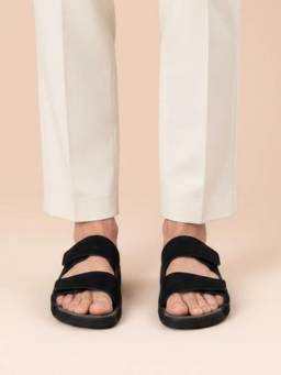 Koblerr - Men Comfort Black Sandals