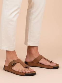 Koblerr - Men Comfort Tan Sandals