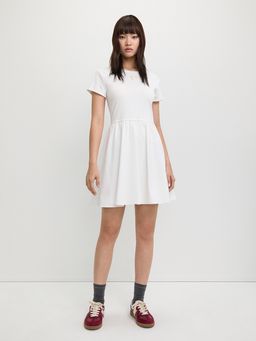 Pomelo - Side Pocket Dress - White