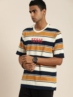 DILLINGER - Multi-Color Striped Oversized T-Shirt