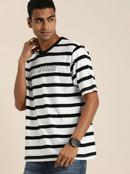 DILLINGER - Multi-Color Striped Oversized T-Shirt