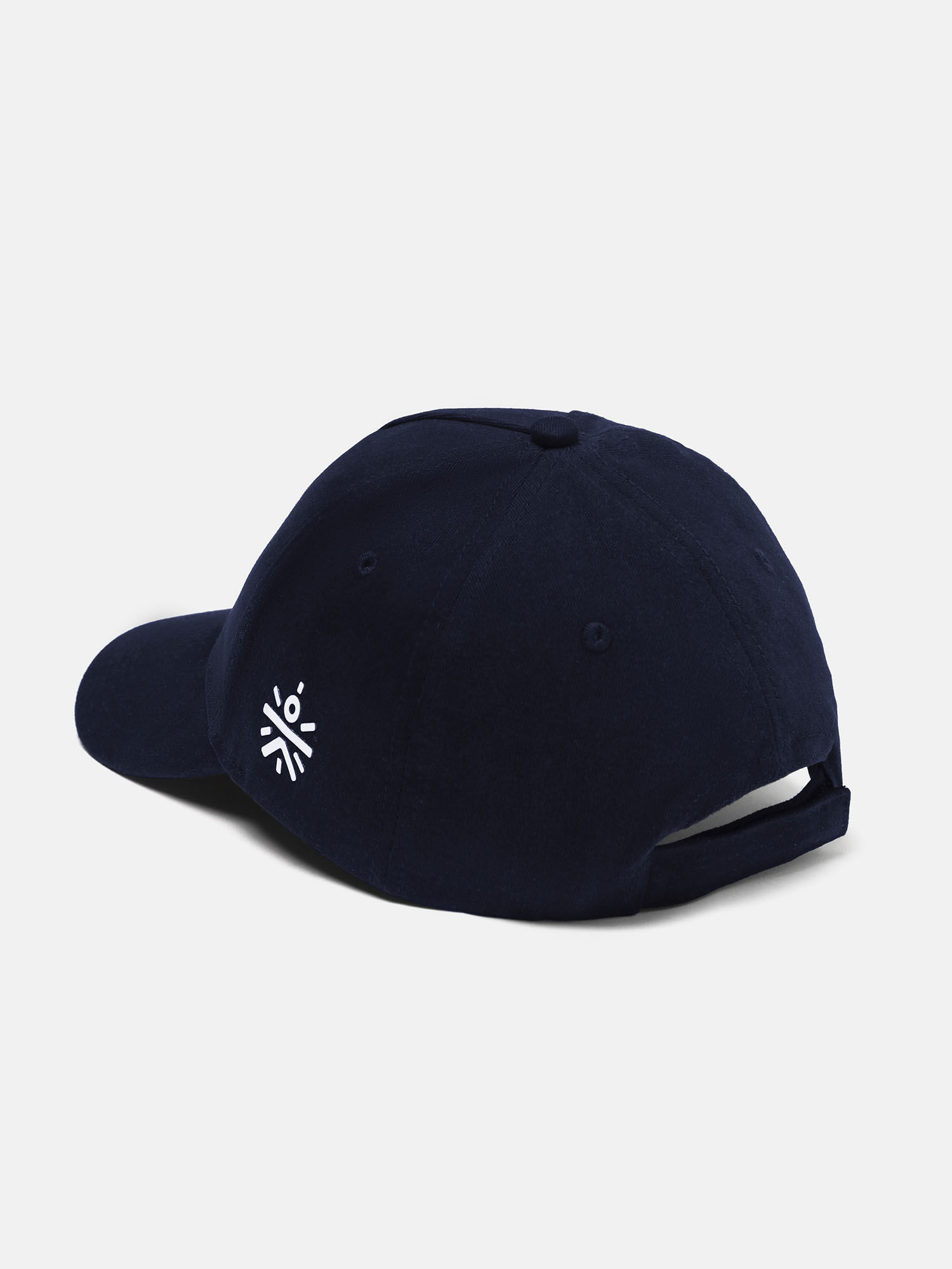 Buy CULT Unisex Solid Velcro Closure Sports Navy Blue Cap Online