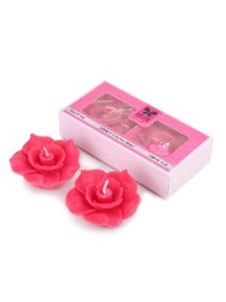 Iris - Aromatic Floating Candle Pack of 2 - Fragrance Damask Rose