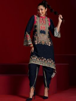 Libas Art - Floral Printed Straight Kurta With Palazzo