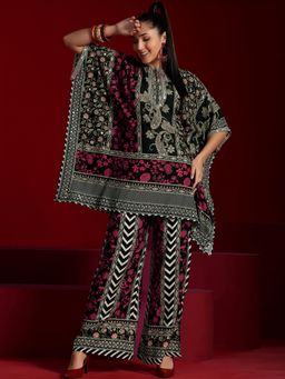 Libas Art - Paisley Straight Kurta With Palazzo