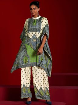 Libas Art - Printed Straight Kurta With Palazzo