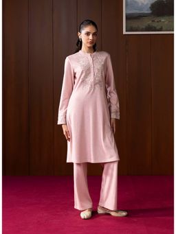 Lakshita - Pink Embroidered Kurta With Pant