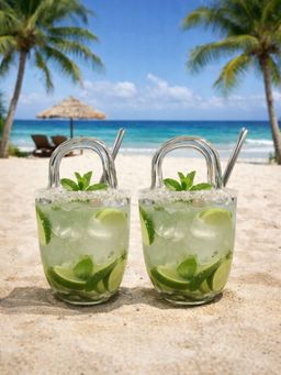 Smokey Cocktail - Handbag Shaped Cocktail Glass – Set Of 2 (Large) (Pack Of 2)