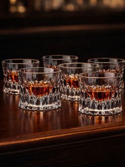 Smokey Cocktail - Cut Crystal Single Malt Glass - Set Of 6 (A) (Pack Of 6)