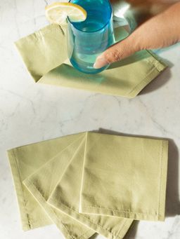 Maspar - 100% Cotton Soft & Absorbent Cocktail Napkins (Pack Of 8)