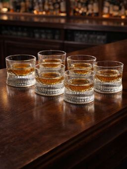 Smokey Cocktail - Cut Crystal Single Malt Glass - Set Of 6 (B) (Pack Of 6)