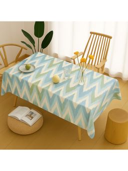 THROW PILLOW - Aqua Blue Pattern Elegant Table Cover