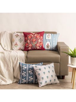 Haus & Kinder - Digital Printed 100% Cotton Duck Cushion Covers 16x16 inches