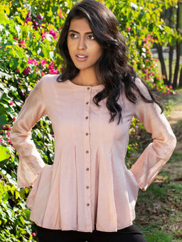 Dressfolk - Peach Timeless Whispers Shirt