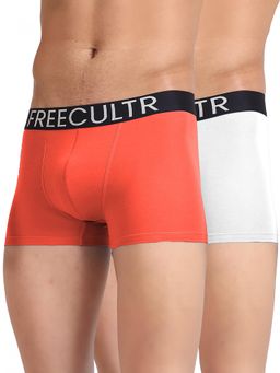 FREECULTR - Men's Multi-Color Organic Cotton Trunks (Pack of 2)